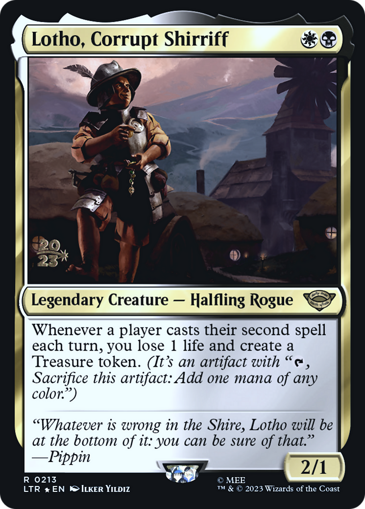 Lotho, Corrupt Shirriff (213s) Foil - Tales of Middle-earth Promos