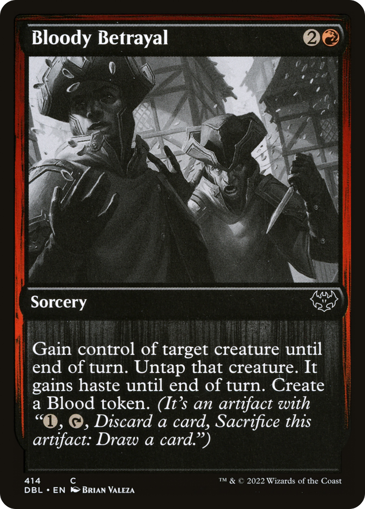 Bloody Betrayal (414) Foil - Innistrad: Double Feature