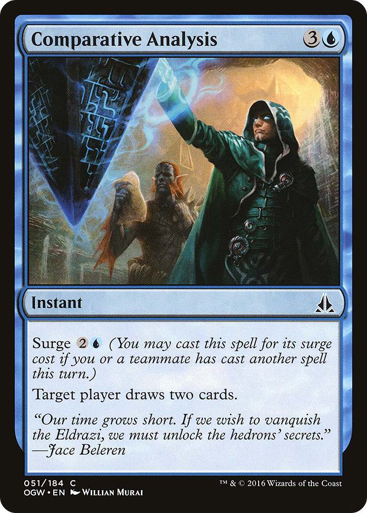 Comparative Analysis (051) Foil - Oath of the Gatewatch