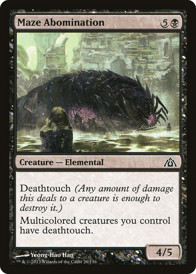 Maze Abomination (026) Foil - Dragon's Maze