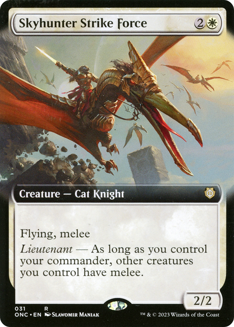 Skyhunter Strike Force (Extended Art) (031) - Phyrexia: All Will Be One Commander
