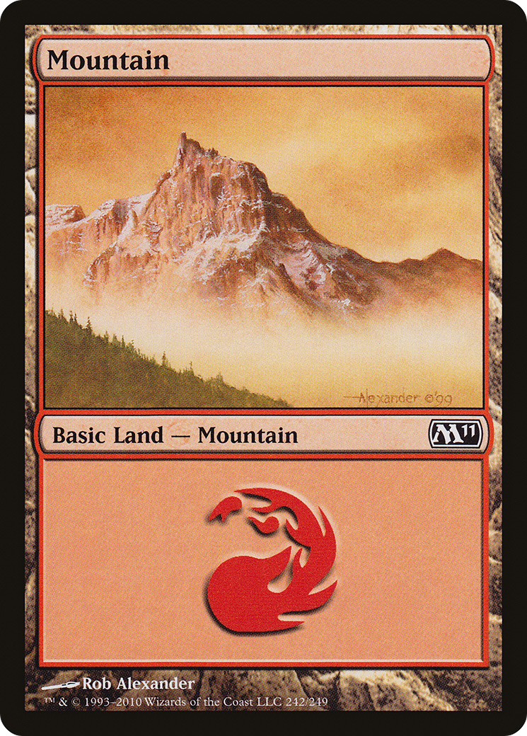 Mountain (242) Foil - Magic 2011
