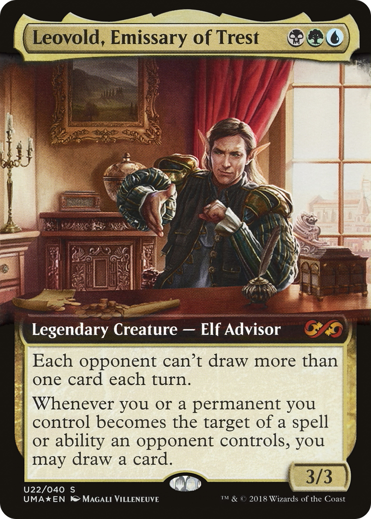Leovold, Emissary of Trest (Extended Art) (U22) Foil - Ultimate Box Topper