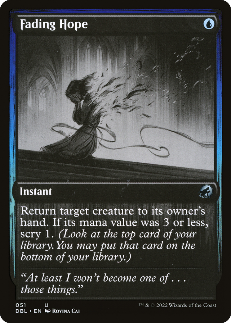 Fading Hope (051) Foil - Innistrad: Double Feature