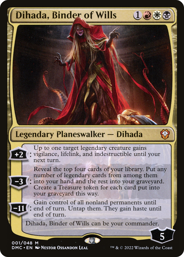 Dihada, Binder of Wills (001) Foil - Dominaria United Commander