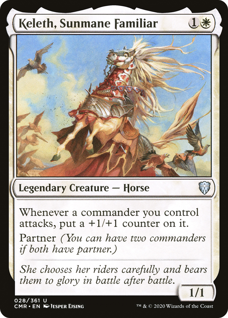 Keleth, Sunmane Familiar (028) Foil - Commander Legends