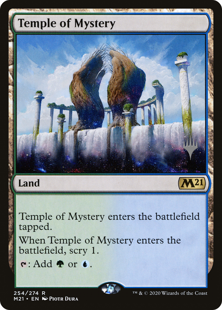 Temple of Mystery (254) Foil - Core Set 2021 Promos