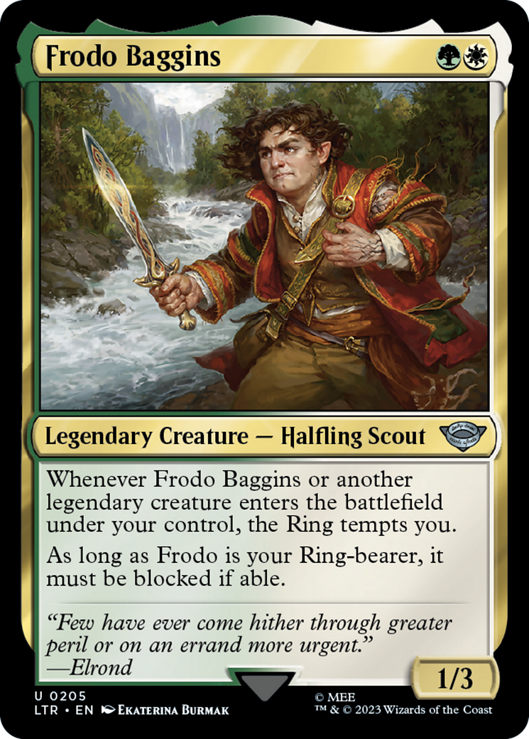 Frodo Baggins (205) Foil - The Lord of the Rings: Tales of Middle-earth