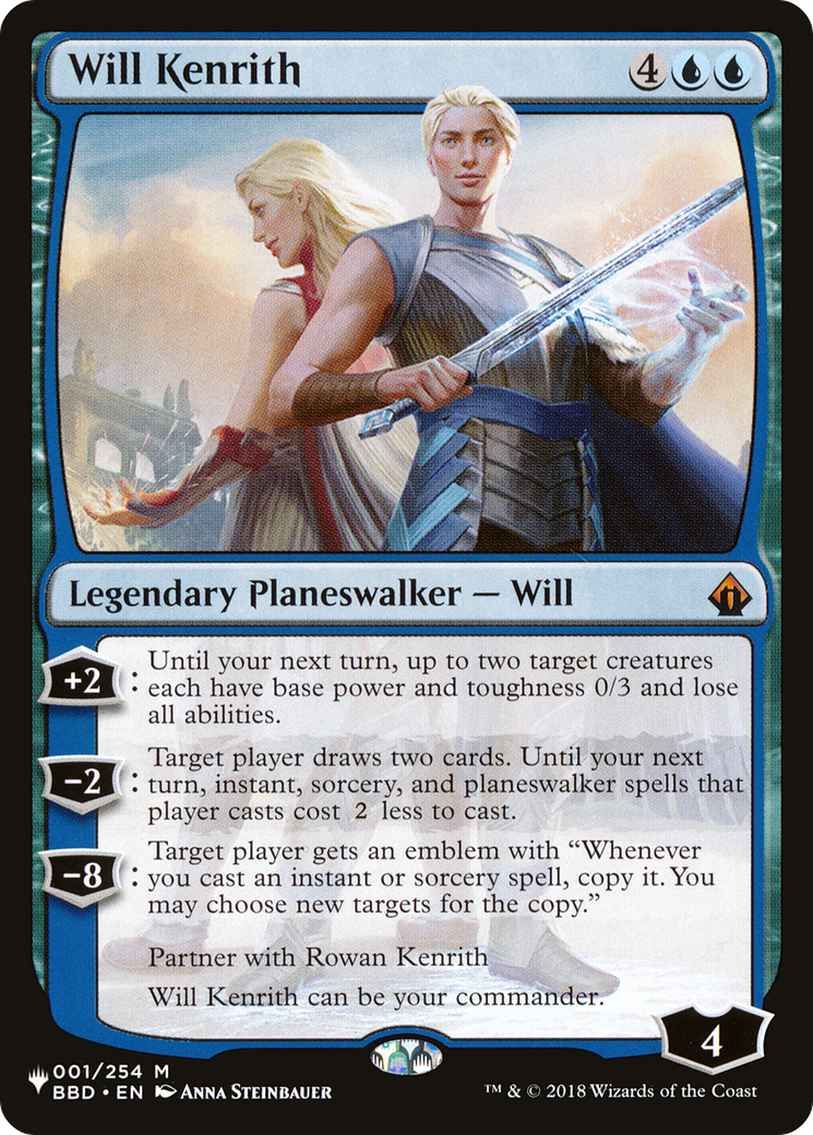 Will Kenrith (001/254) - The List