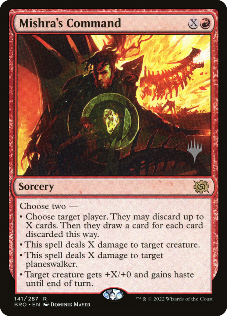 Mishra's Command (141) Foil - The Brothers' War Promos