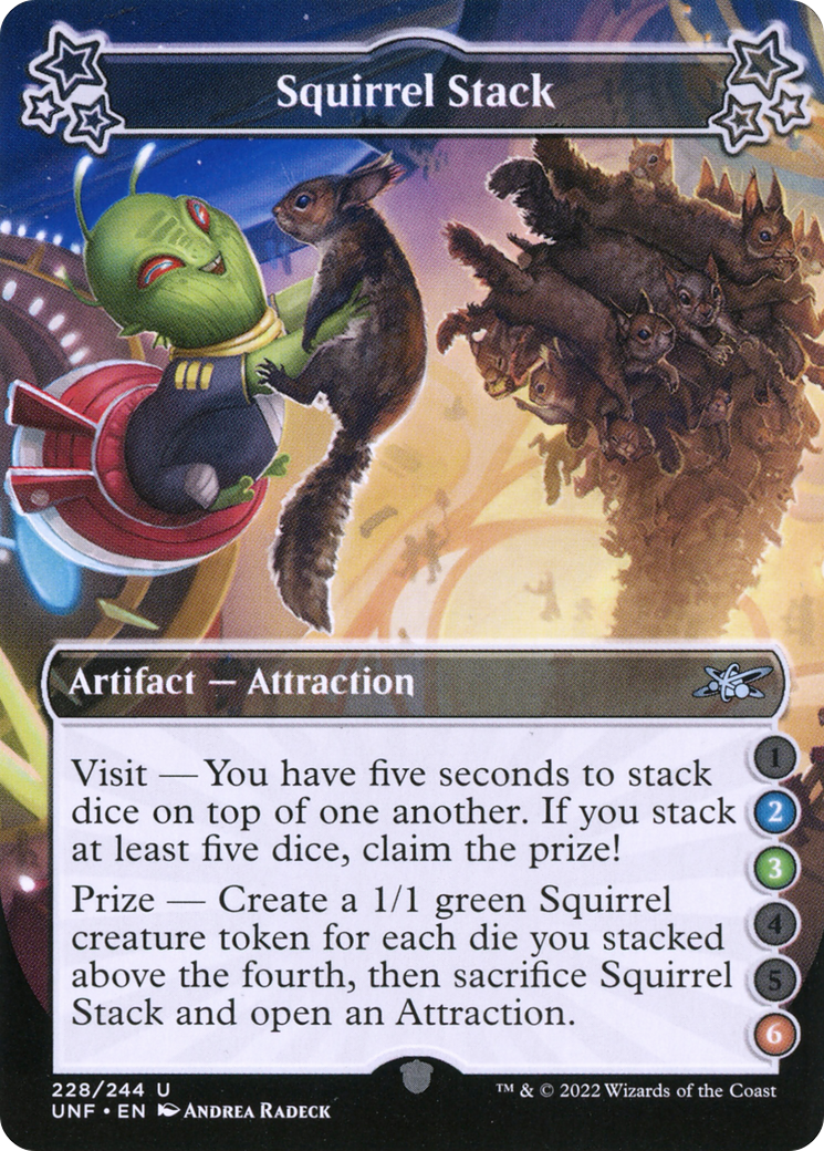 Squirrel Stack (2-3-6) (228) Foil - Unfinity