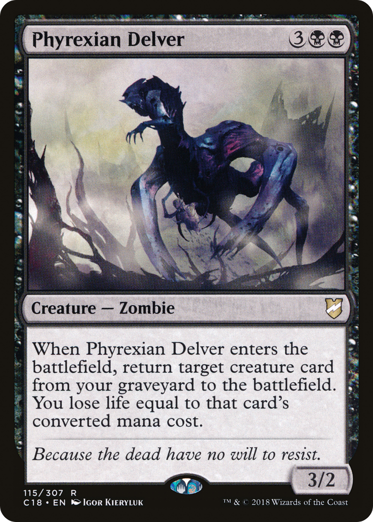 Phyrexian Delver (115) - Commander 2018