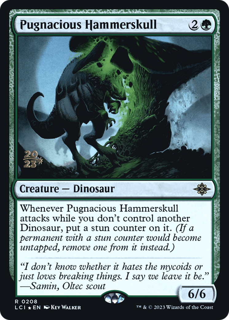 Pugnacious Hammerskull (208) Foil - The Lost Caverns of Ixalan Promos