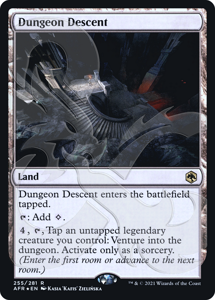 Dungeon Descent (255) Foil - Adventures in the Forgotten Realms Promos