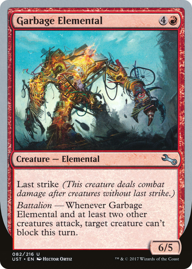 Garbage Elemental (82f) Foil - Unstable