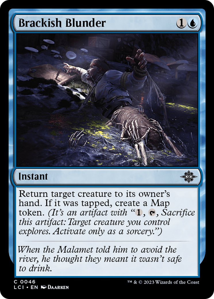 Brackish Blunder (046) Foil - The Lost Caverns of Ixalan