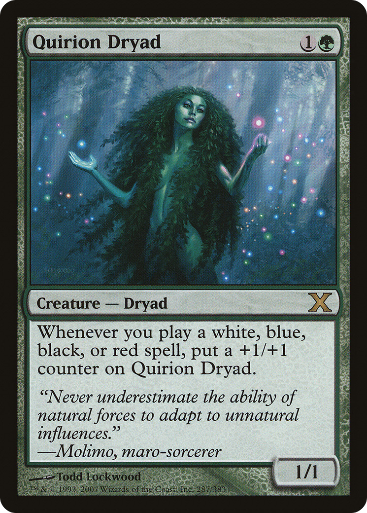 Quirion Dryad (287) - Tenth Edition