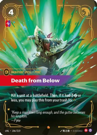 Death from Below (186) Foil - Unleashed