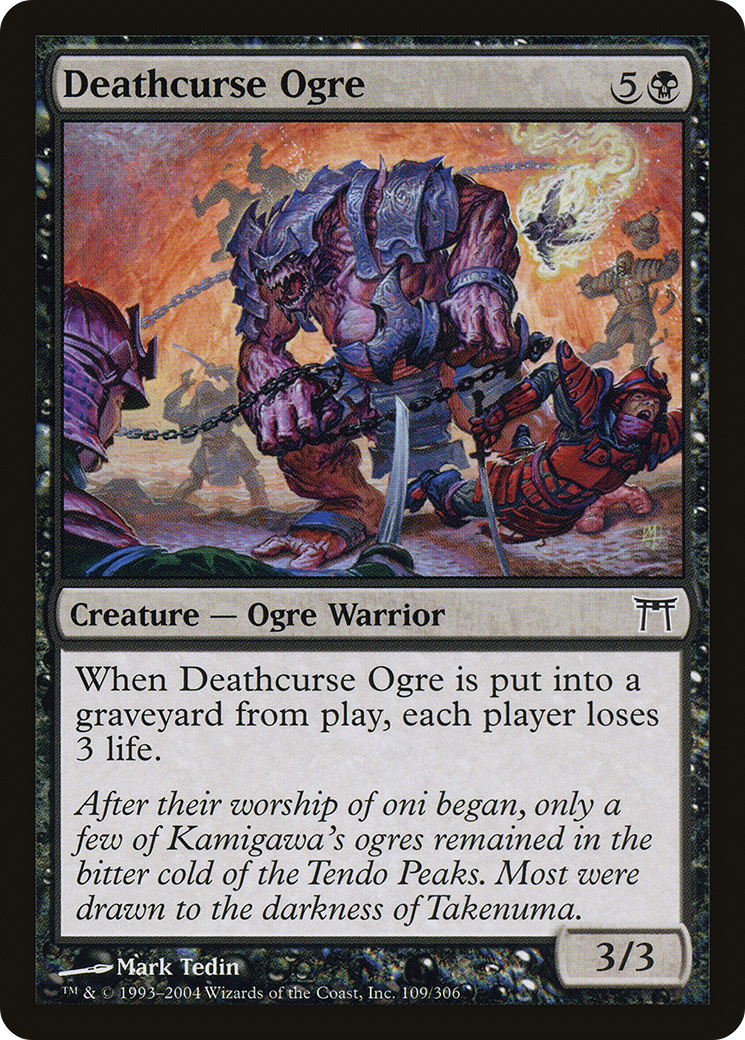 Deathcurse Ogre (109) Foil - Champions of Kamigawa