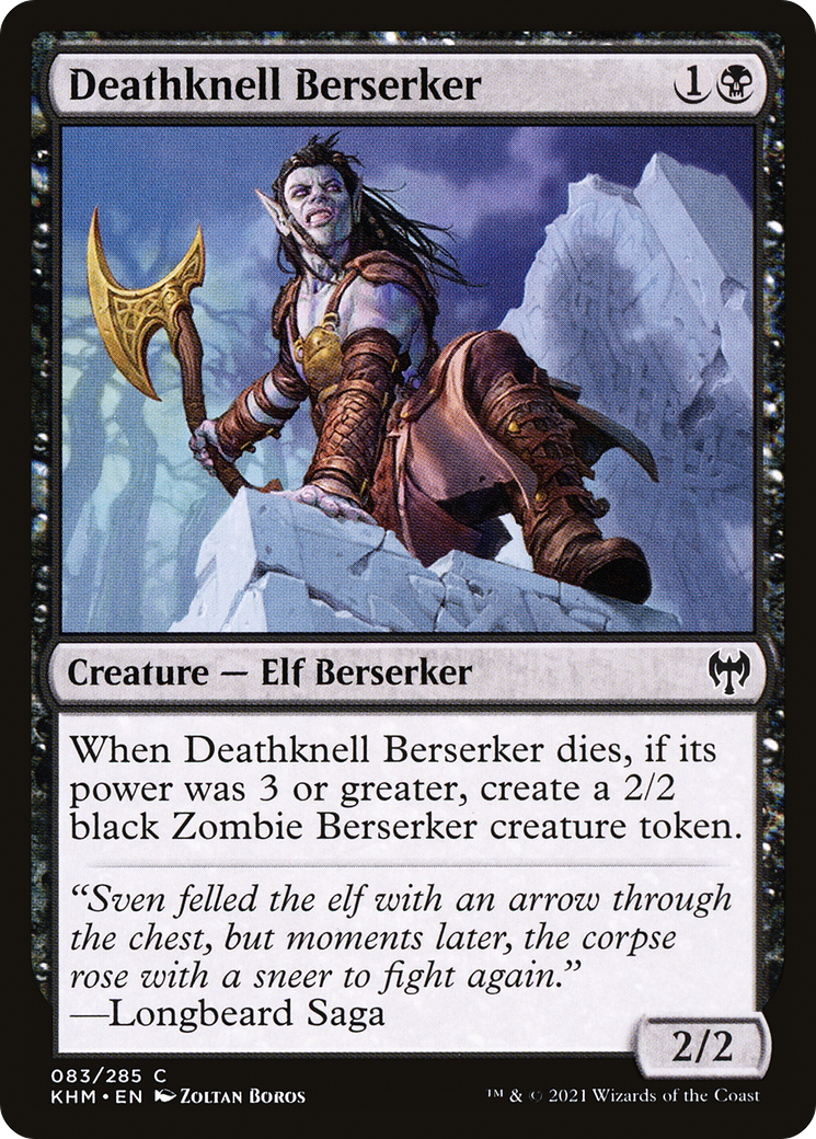 Deathknell Berserker (083) - Kaldheim Foil