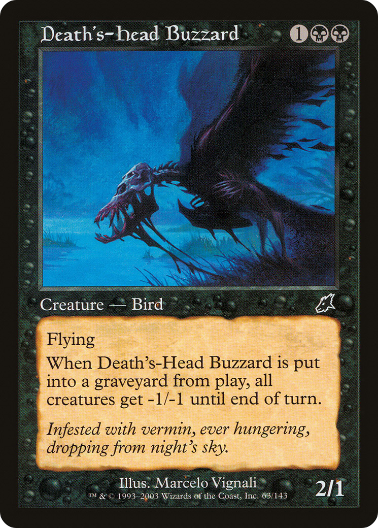 Death's-Head Buzzard (063) - Scourge