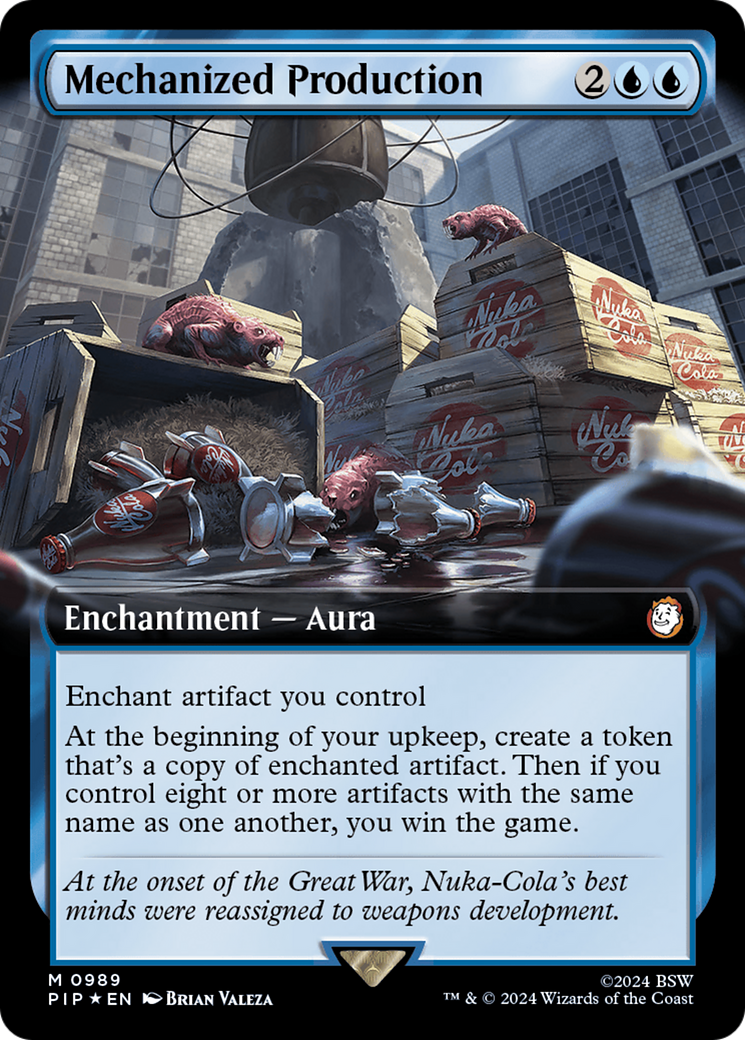Mechanized Production (Extended Art) (989) Surge Foil - Fallout