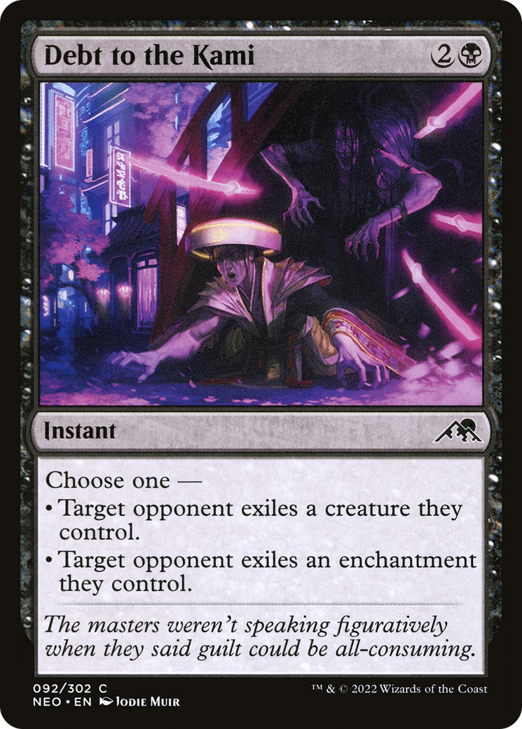Debt to the Kami (092) - Kamigawa: Neon Dynasty Foil