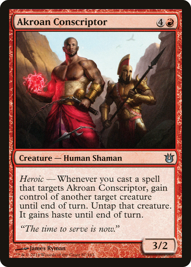 Akroan Conscriptor (087) - Born of the Gods