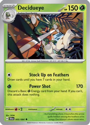 Decidueye (5) Reverse Holofoil - Shrouded Fable