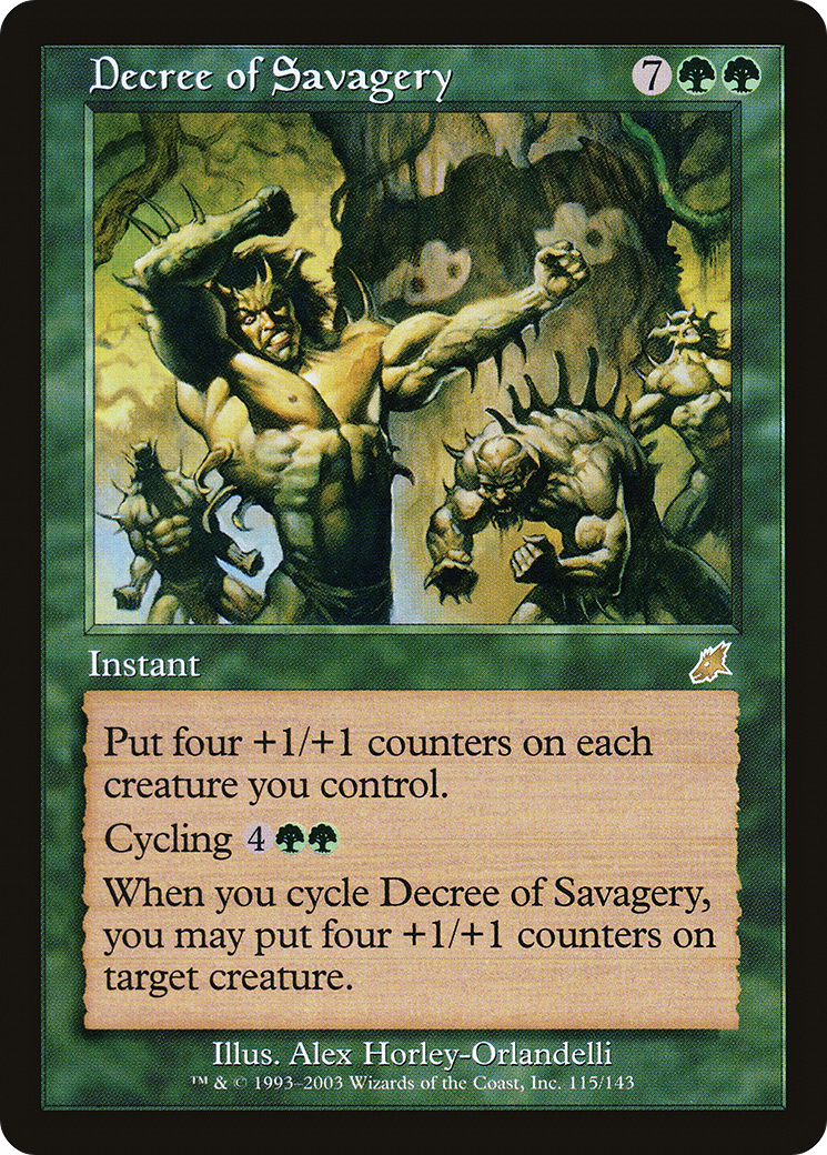 Decree of Savagery (115) - Scourge