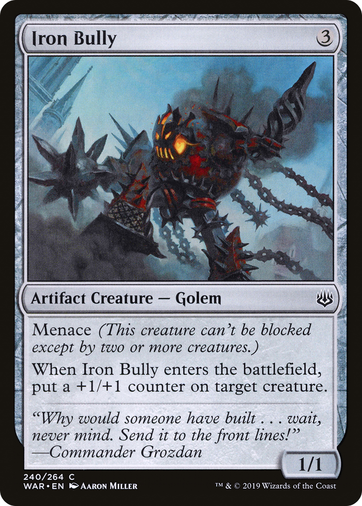 Iron Bully (240) Foil - War of the Spark