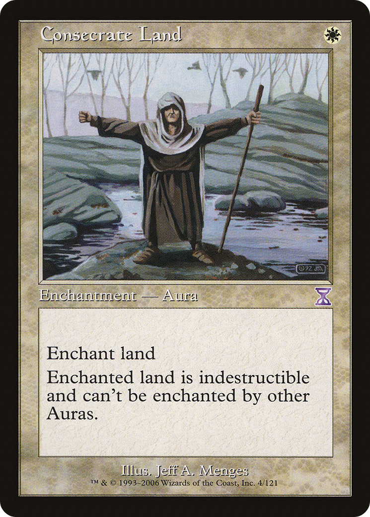 Consecrate Land (Retro) (004) Foil - Time Spiral Timeshifted