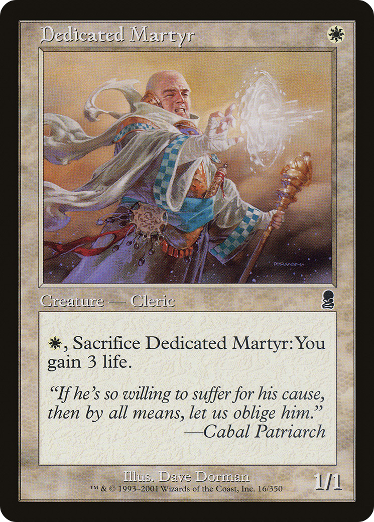 Dedicated Martyr (016) Foil - Odyssey