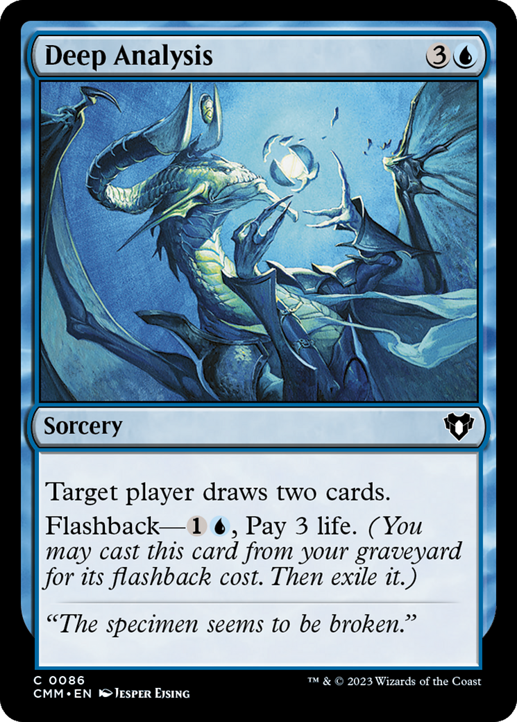 Deep Analysis (086) - Commander Masters