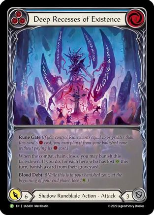 Deep Recesses Of Existence (Extended Art) (LGS450) Rainbow Foil - Flesh and Blood: Promo Cards