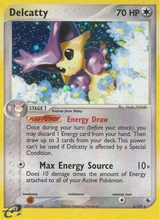 Delcatty (5) Reverse Holofoil - Ruby and Sapphire