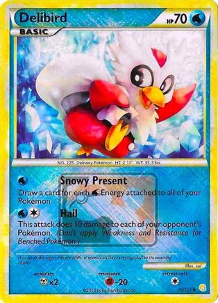 Delibird (League Promo) (39) Reverse Holofoil - HeartGold & SoulSilver