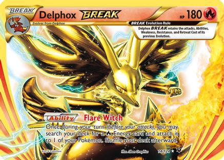 Delphox BREAK (14) Holofoil - Fates Collide