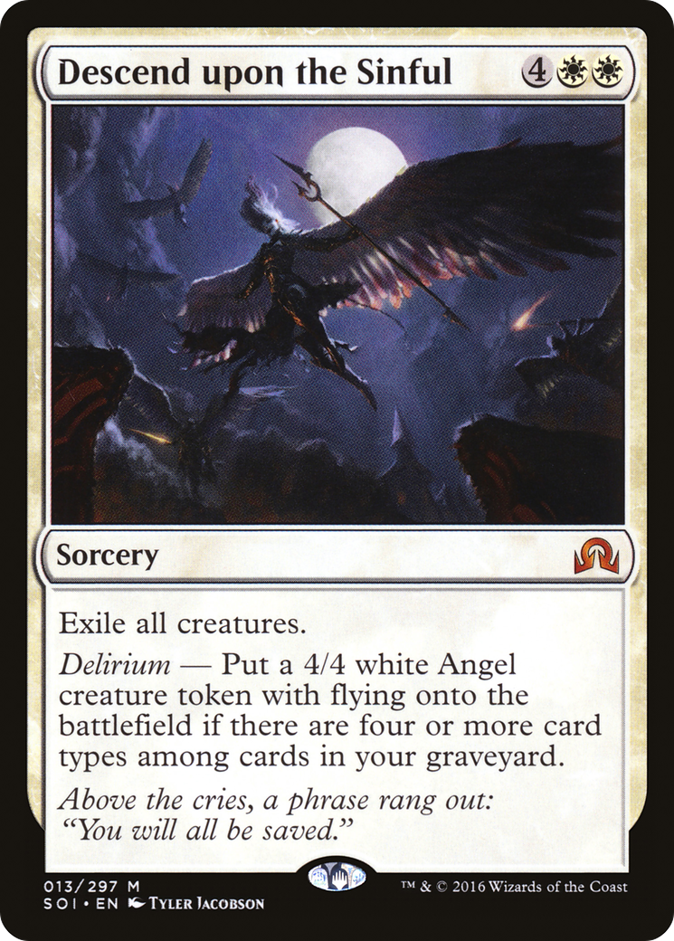 Descend upon the Sinful (013) Foil - Shadows over Innistrad