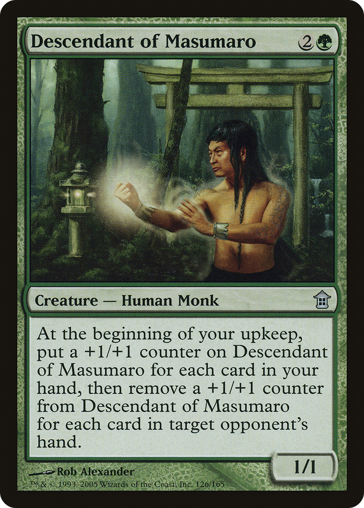 Descendant of Masumaro (126) Foil - Saviors of Kamigawa