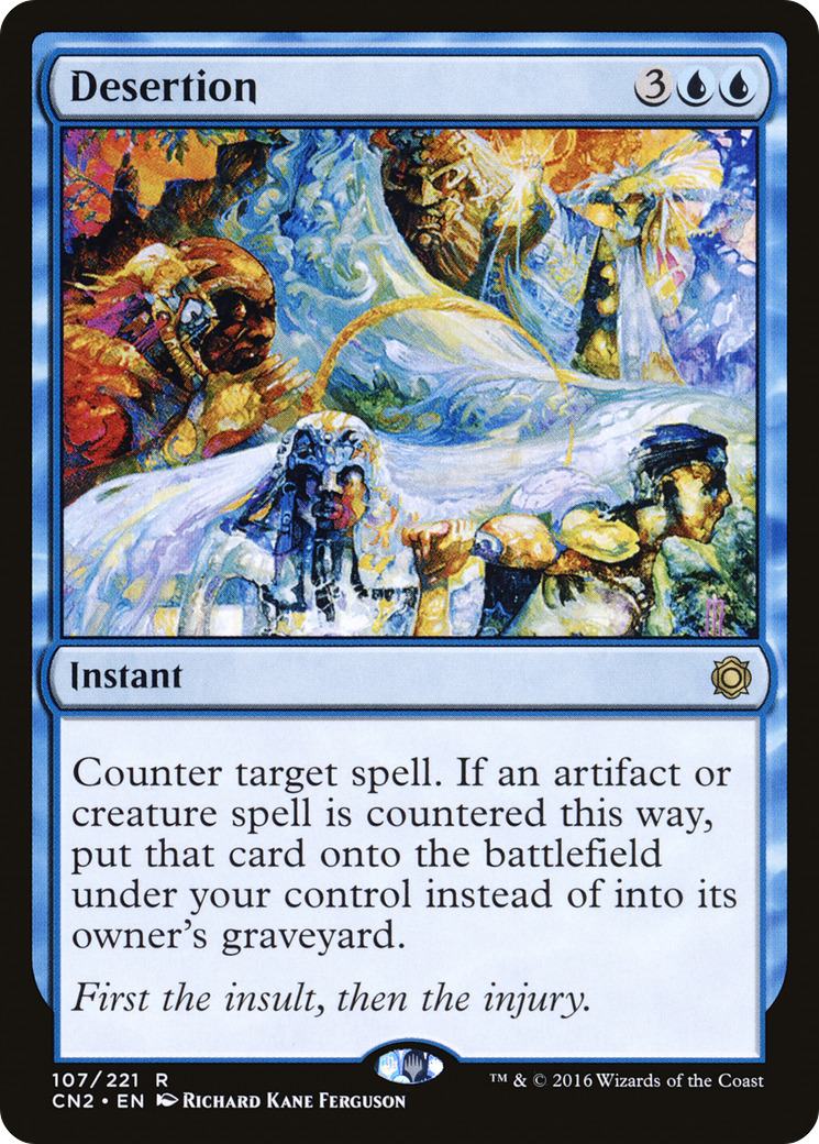 Desertion (107) Foil - Conspiracy: Take the Crown