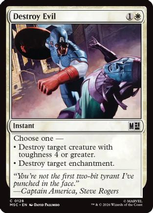 Destroy Evil (128) - Commander: Marvel Super Heroes