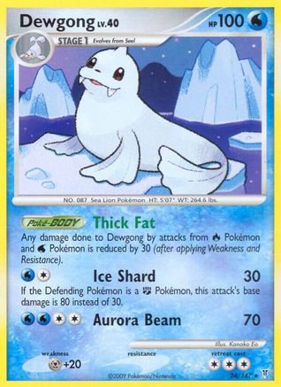 Dewgong (24) Reverse Holofoil - Supreme Victors