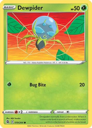 Dewpider (19) - Fusion Strike