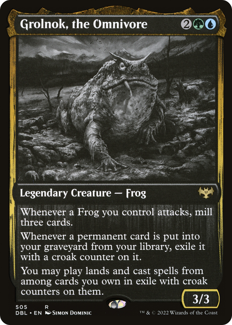 Grolnok, the Omnivore (505) Foil - Innistrad: Double Feature