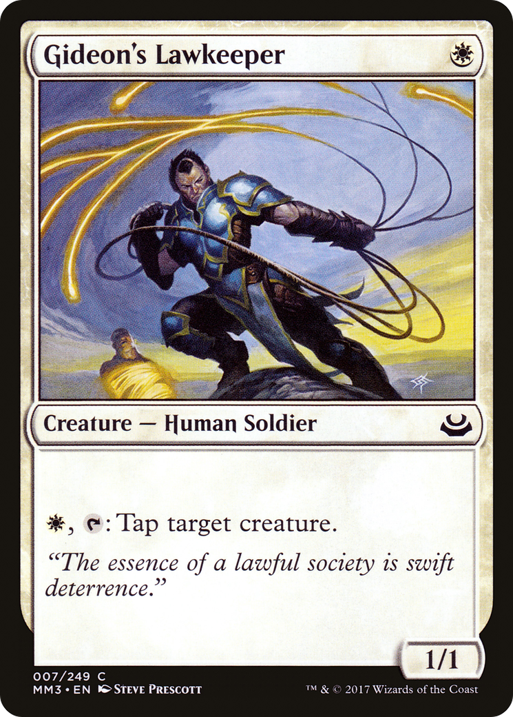 Gideon's Lawkeeper (007) - Modern Masters 2017