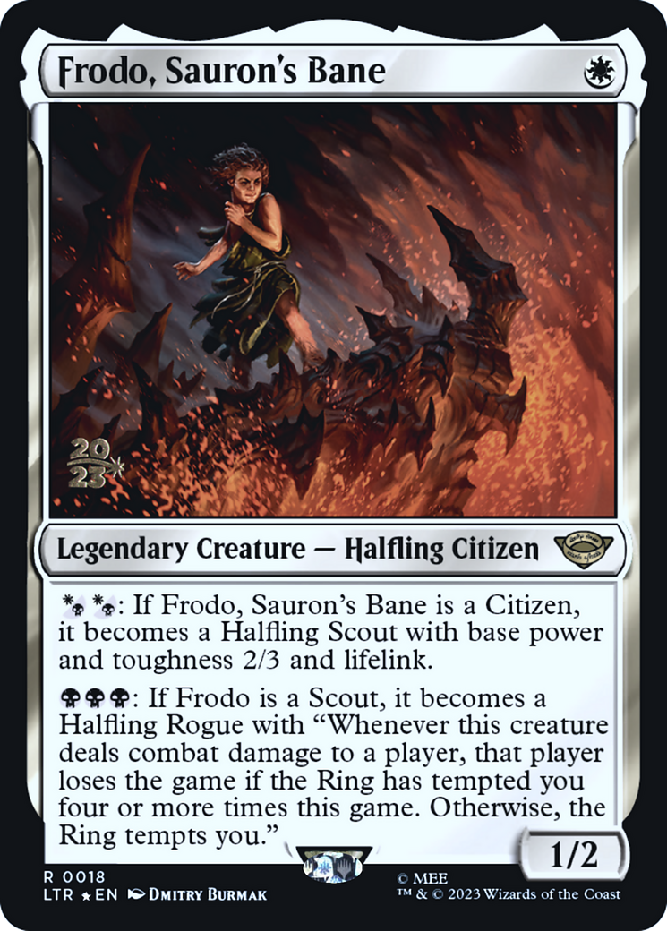 Frodo, Sauron's Bane (18s) Foil - Tales of Middle-earth Promos