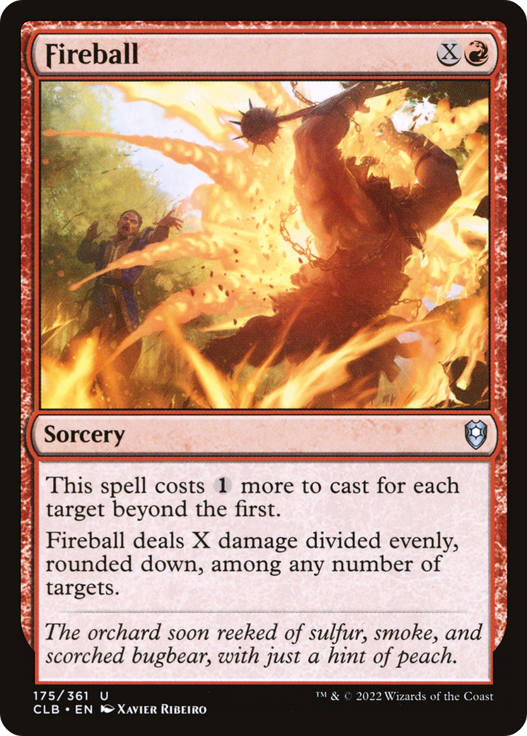 Fireball (175) Foil - Commander Legends: Battle for Baldur's Gate