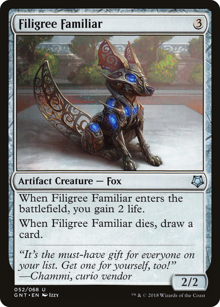 Filigree Familiar (052) - Game Night