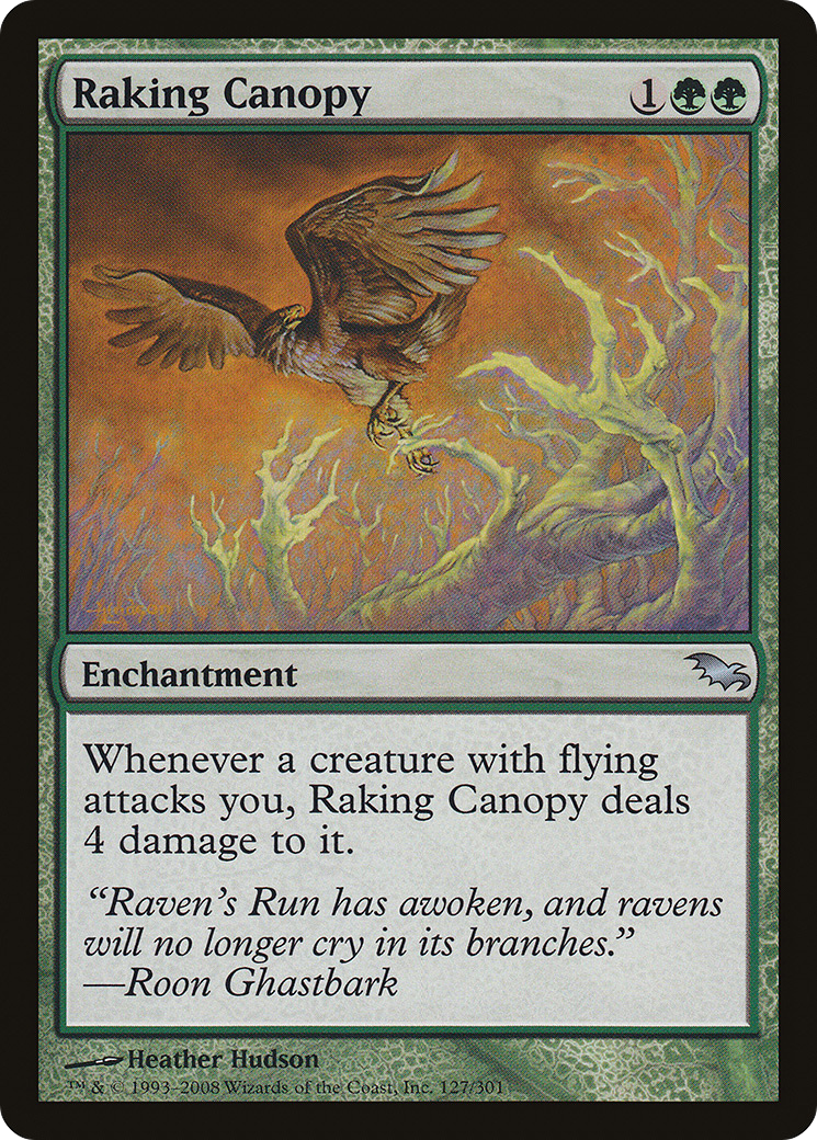 Raking Canopy (127) Foil - Shadowmoor